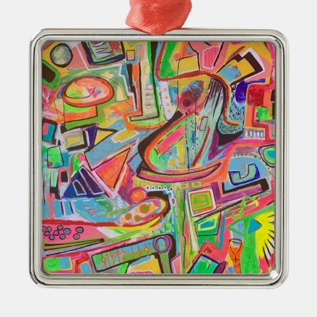 Tjejer nattetid ut Ornament (Framsidan)