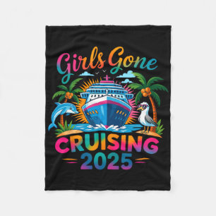Tjejer på kryssning 2025 Tjej kryssningsfartyg Sem Fleecefilt