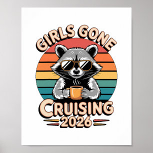 Tjejer på kryssning 2026 kryssningsresa Racc Poster