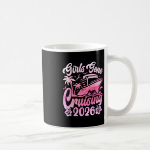 Tjejer på kryssning 2026 Kvinnors kryssningsresa  Kaffemugg