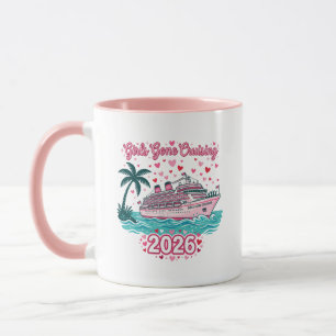 Tjejer på kryssning 2026 Semesterfestkryssning Mugg