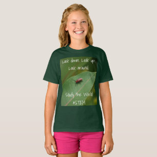 Tjejer STEM naturskjorta T Shirt