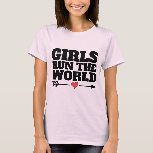 TJEJER STYR VÄRLDEN, FEMINISTISKA T-Shirts (Framsida)