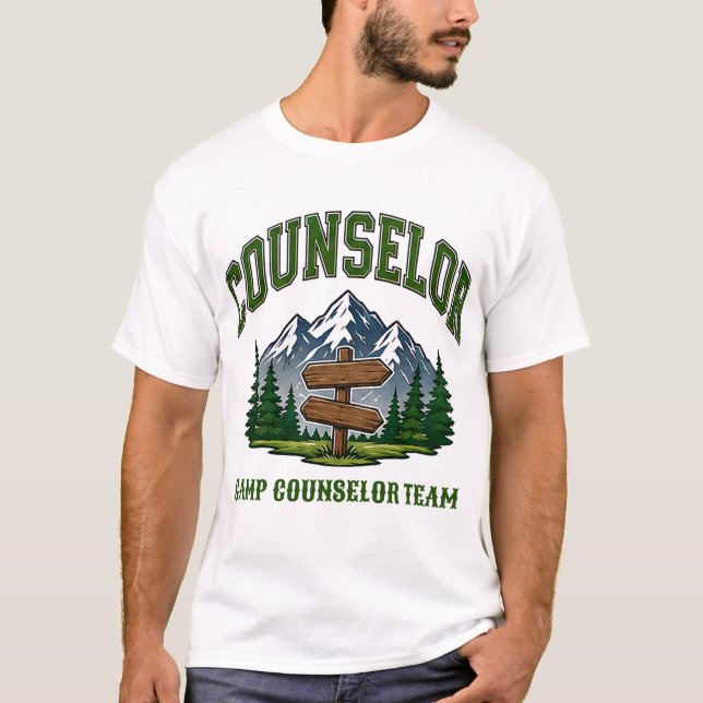 🌲 Tjejerkamp Ledarskap Typography 👕 T Shirt (Framsida)