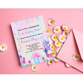 Tjejernas 10-års födelsedagsfest inbjudningar