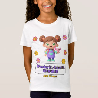 Tjejernas konstnärsvetenskapliga t-shirt - Undra ö