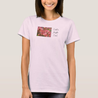 Tjejernas kväll ute! T-shirts Rosa blommande Dogwo