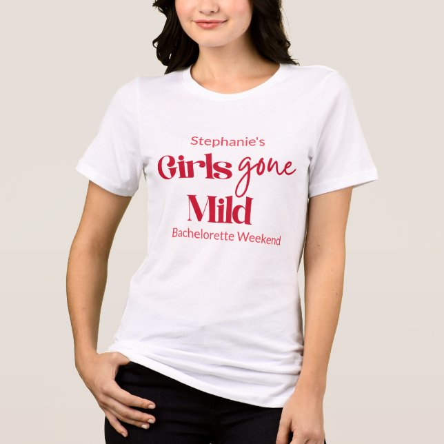 Tjejernas Mild Elegant Möhippa Strandhelg T Shirt (Framsida)