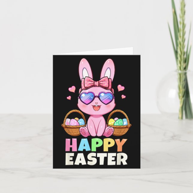 Tjejernas påsk Coquette Bunny skjorta _ Kvinnor Gl Kort (Framsida)