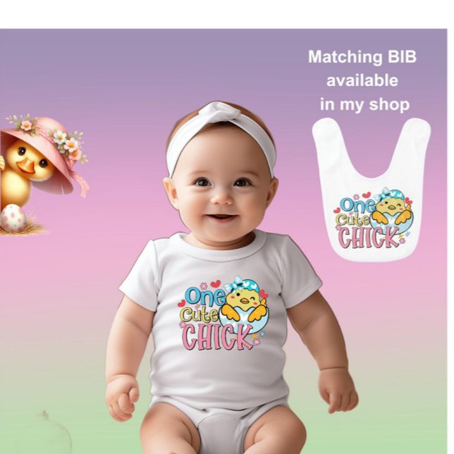 Tjejernas påsk En söt kyckling T Shirt (Skapare uppladdad)