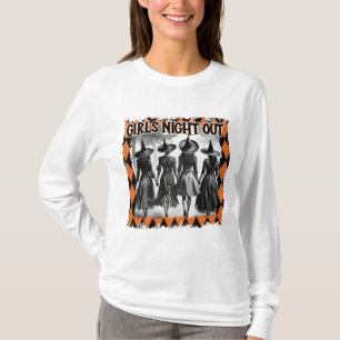 Tjejernas Utflykt Halloween Häxor T Shirt