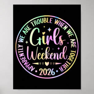 Tjejernas weekend 2026 sommarlov grupp matchande poster