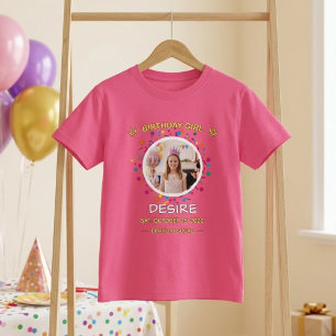 Tjejers Anpassad Födelsedags T-Shirt – Sött Flicka