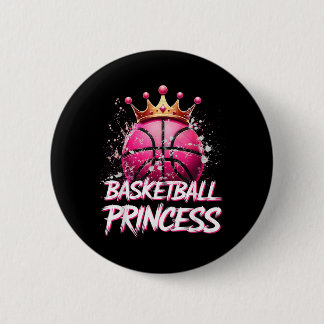 Tjejers Baseboll Prinsessa Rosa Baseboll Boll Kron Knapp