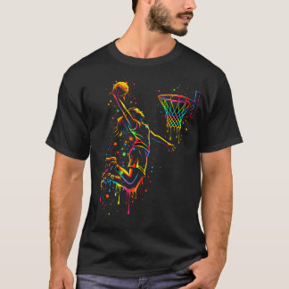 Tjejers Basketboll Slam Dunk Student Atlet T Shirt