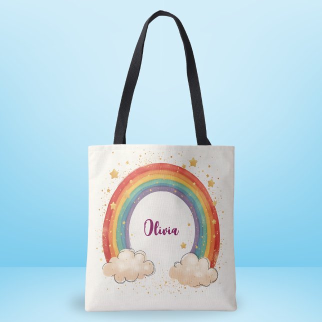 Tjejers charming Rainbow med Glowing Stars Tygkasse (Skapare uppladdad)