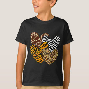 Tjejers djurtryckta kläder barn gepard leopardTjej T Shirt