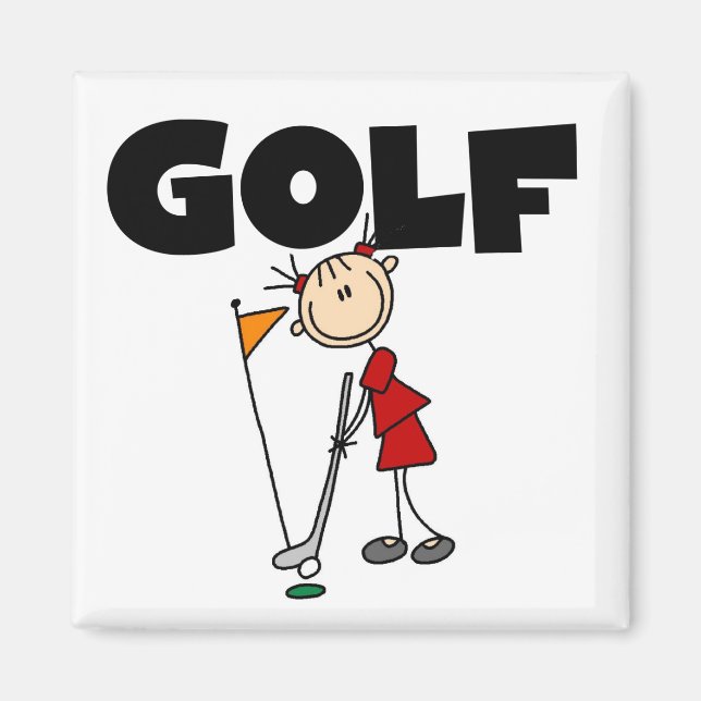 Tjejers GOLF Magnet (Framsidan)