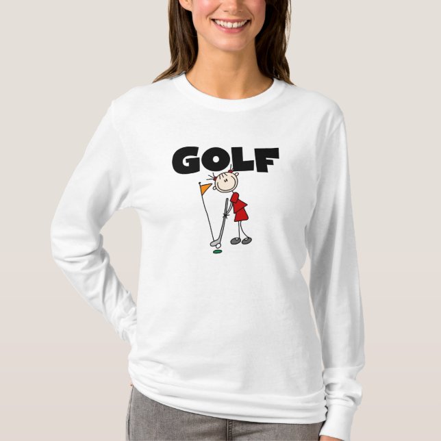 Tjejers GOLF T-shirt (Framsida)