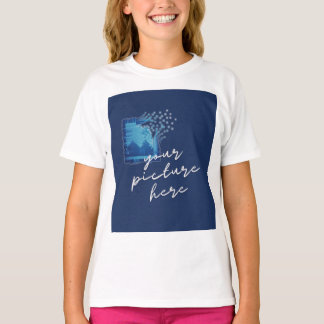 Tjejers grundläggande t-shirt