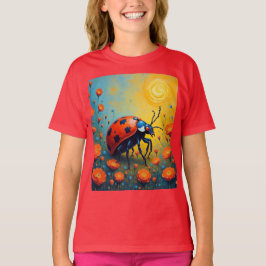 Tjejers grundläggande t-shirt