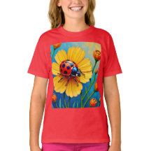 Tjejers grundläggande t-shirt