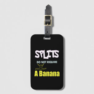 Tjejers Gymnastik Banana Splits Citat Bagagebricka