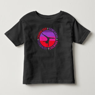 Tjejers gymnastik Karaktär Styrka Mod T Shirt