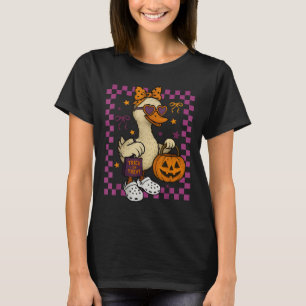 Tjejers Halloween Goos spookiga Goosey dumma gås P T Shirt