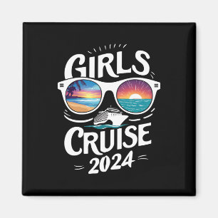 Tjejers kryssningsresa 2024 Semesterälskare Magnet