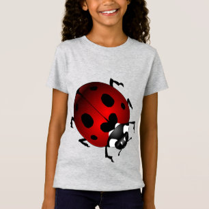 Tjejers nyckelpiga t-shirts Barns nyckelpiga skjor