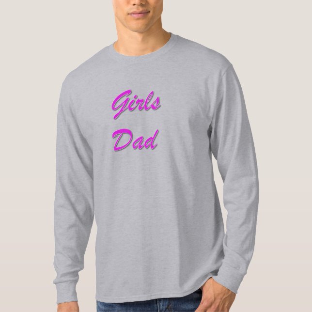 Tjejers Pappa T Shirt (Framsida)