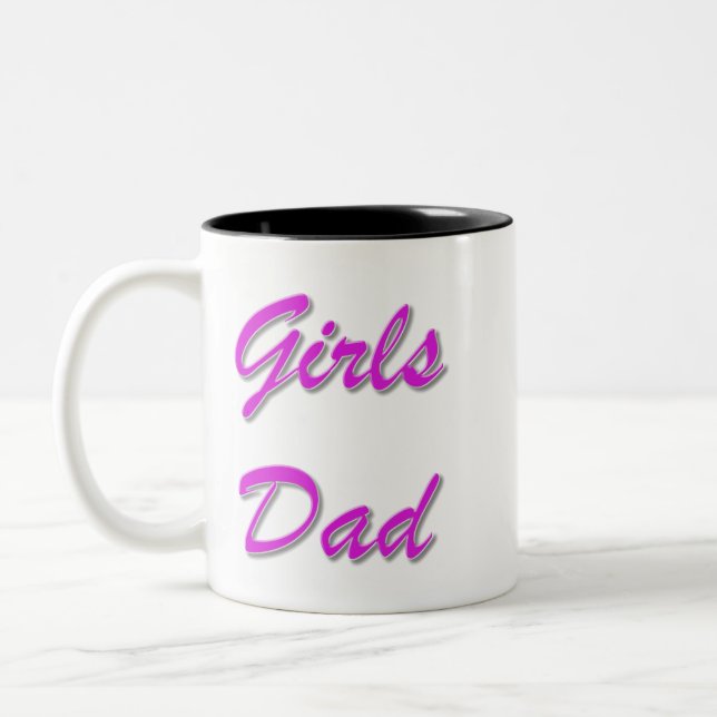 Tjejers Pappa Två-Tonad Mugg (Vänster)