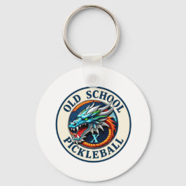 Tjejers Pickleball Dragon X Team Old School  Nyckelring