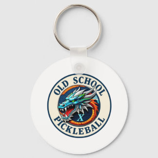 Tjejers Pickleball Dragon X Team Old School Nyckelring