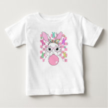 Tjejers Retro Rutiga Rosa Påskhare