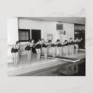 Tjejers simlag, 1930 vykort