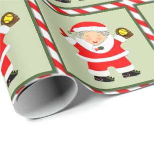 Tjejers Softboll Julpresent Presentpapper