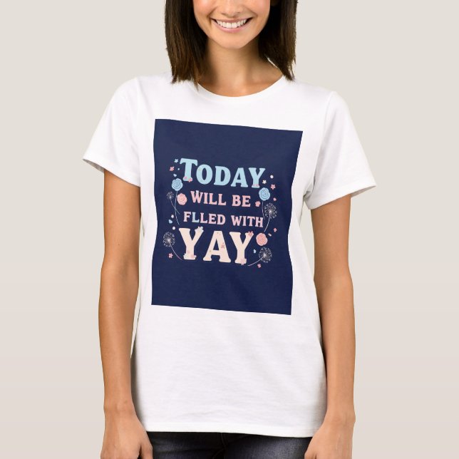 Tjejers t-shirt-design t shirt (Framsida)