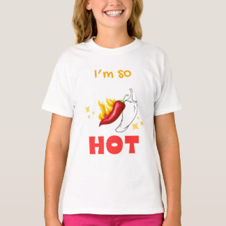 tjejers t-shirt slitage och värme!