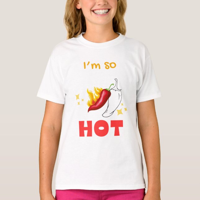 tjejers t-shirt slitage och värme! (Framsida)