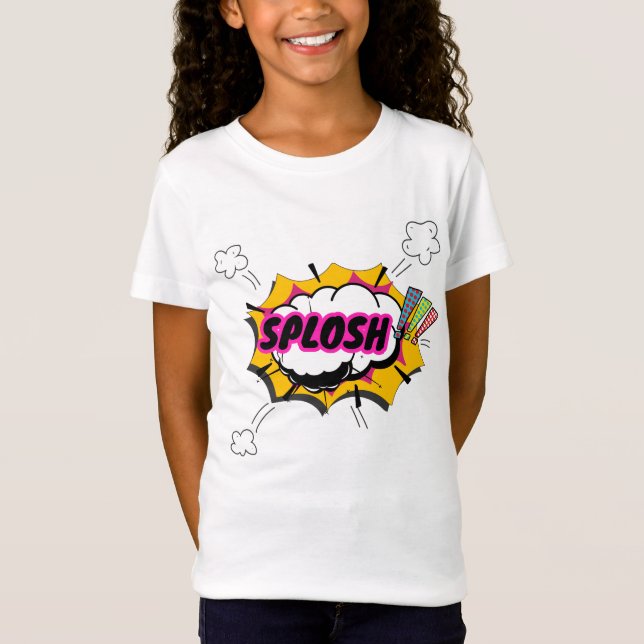 Tjejers tröjor i t-shirt-stil (Framsida)