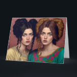 TJEJERS VÄNNINNORS FRISYRER ROLIGA FÖDELSEDAGKORT KORT<br><div class="desc">ROLIGT "FRISYRER" SÖT TJEJ VÄNNINNORS FÖDELSEDAGKORT TILL VÄN. ROLIGT MEDDELANDE INUTI.</div>