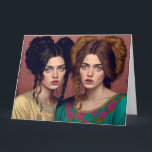 TJEJERS VÄNNINNORS FRISYRER ROLIGA FÖDELSEDAGKORT KORT<br><div class="desc">ROLIGT "FRISYRER" SÖT TJEJ VÄNNINNORS FÖDELSEDAGKORT TILL VÄN. ROLIGT MEDDELANDE INUTI.</div>