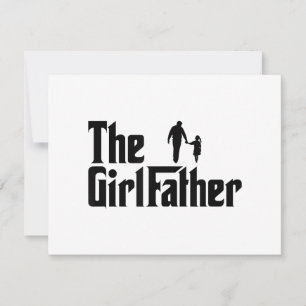 Tjejfar Fånig Pappa till Flickor Pappa Dotter Julkort