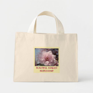 Tjejgruppspresenter Totebags Rosa Blommor Mini Tygkasse