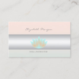 Tjejig Modern Professionell Charmig, Lotus Visitkort