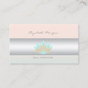 Tjejig Modern Professionell Charmig, Lotus Visitkort