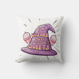 Tjejigt Halloween - Trollkarlens väg till godsaker Kudde