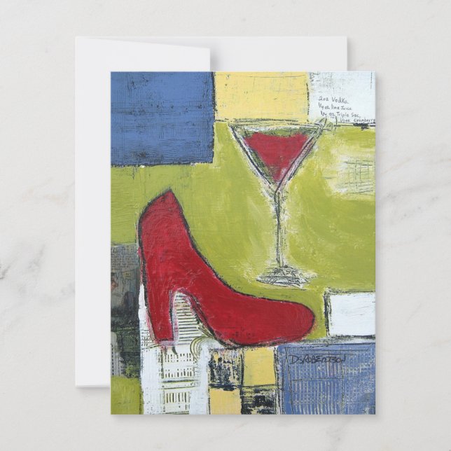 Tjejkvällsinbjudan Inbjudningar (Framsida)